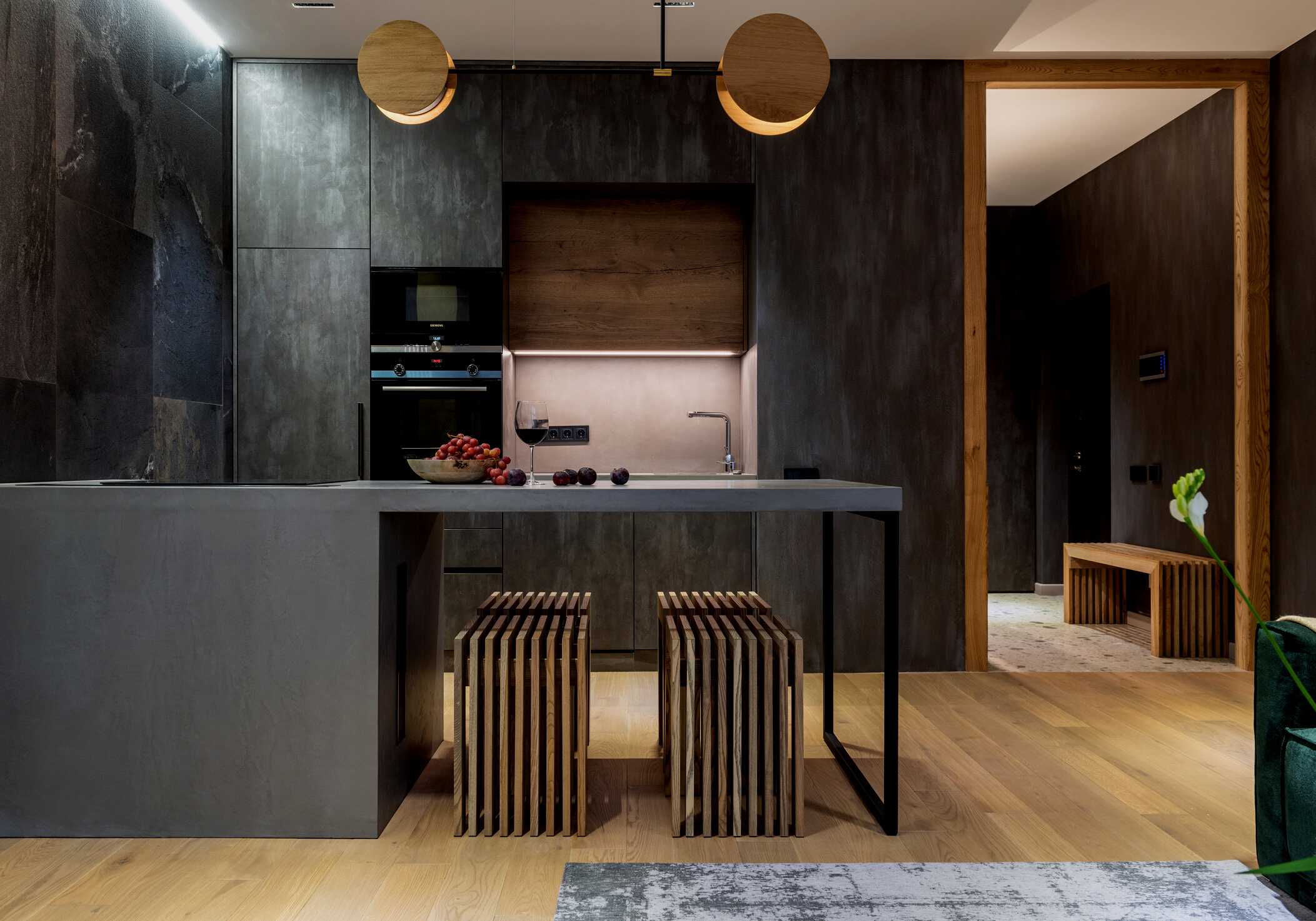 Modern Loft Style Kitchen Interior